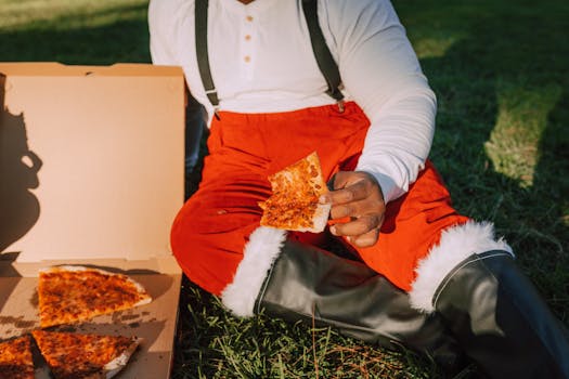 happy person enjoying a meal