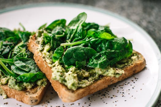 healthy meal with vegetables