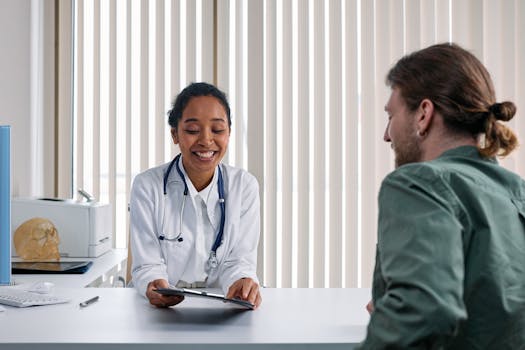 doctor consulting with patient