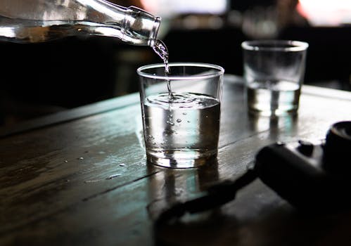 image of a water bottle for hydration