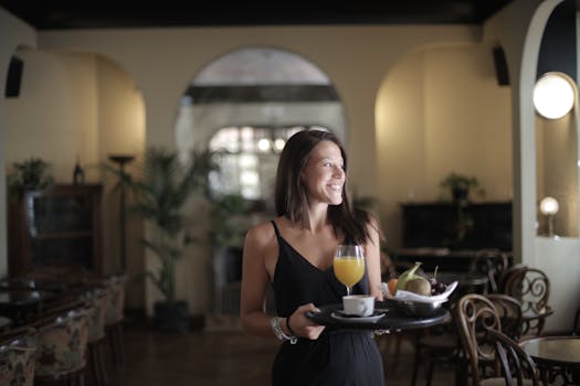 image of a person enjoying a healthy breakfast