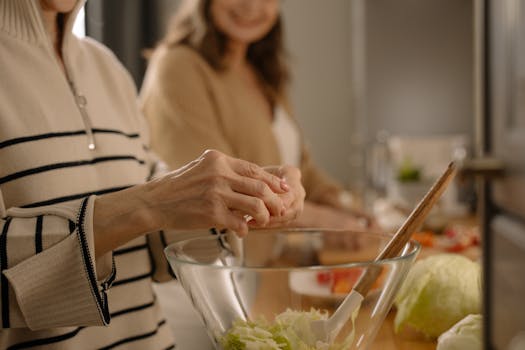 image of a person preparing a healthy meal for intermittent fasting