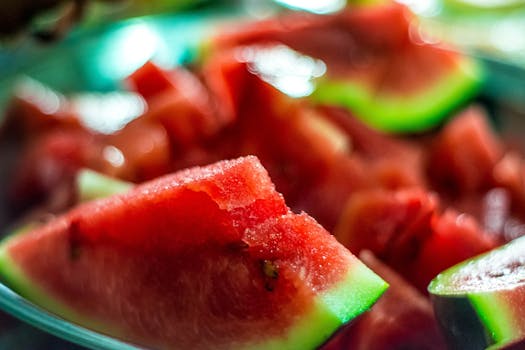 refreshing watermelon