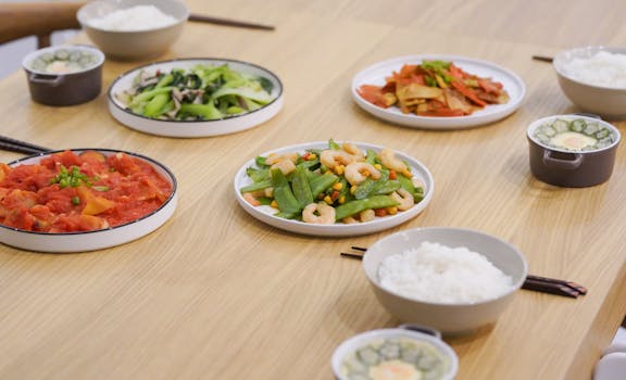 colorful meal prep bowls