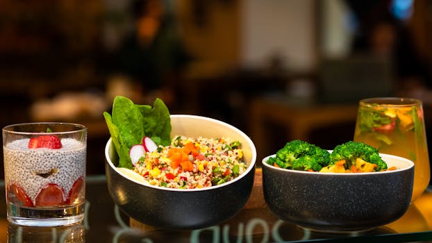 a colorful bowl of quinoa salad